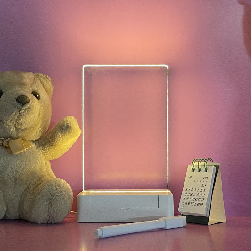 Acrylic Luminous Note Board